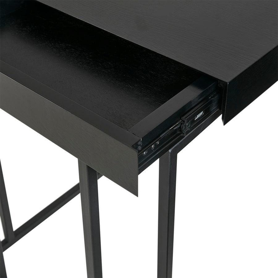 Olliix.com Side & End Tables - Wynn Pull Up Table Black
