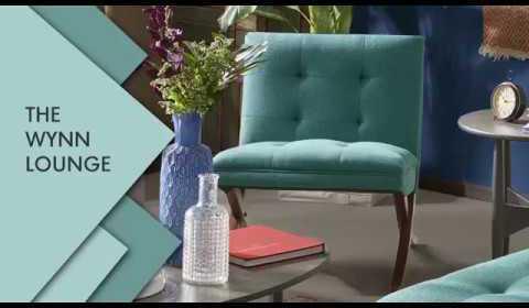 Olliix.com Accent Chairs - Wynn Tufted Back Armless Accent Chair White