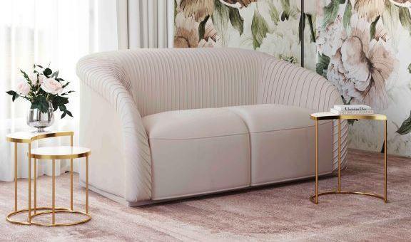Tov Furniture Loveseats - Yara Loveseat Beige