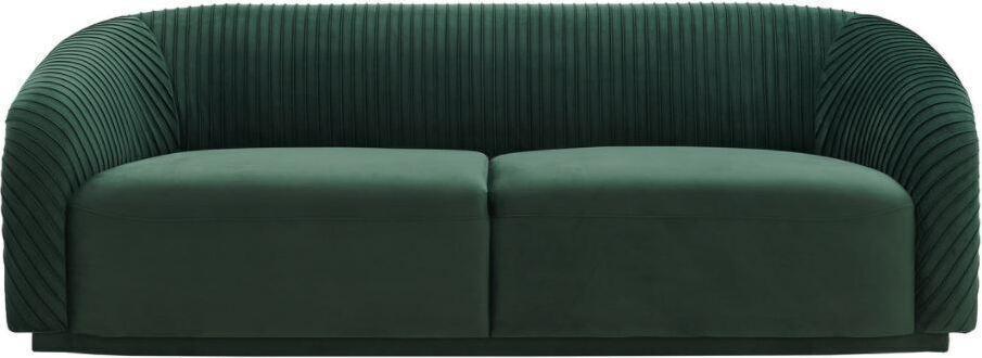 Tov Furniture Sofas & Couches - Yara Pleated Sofa Forest Green