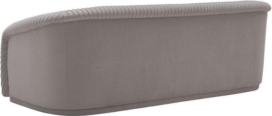 Tov Furniture Sofas & Couches - Yara Pleated Sofa Gray