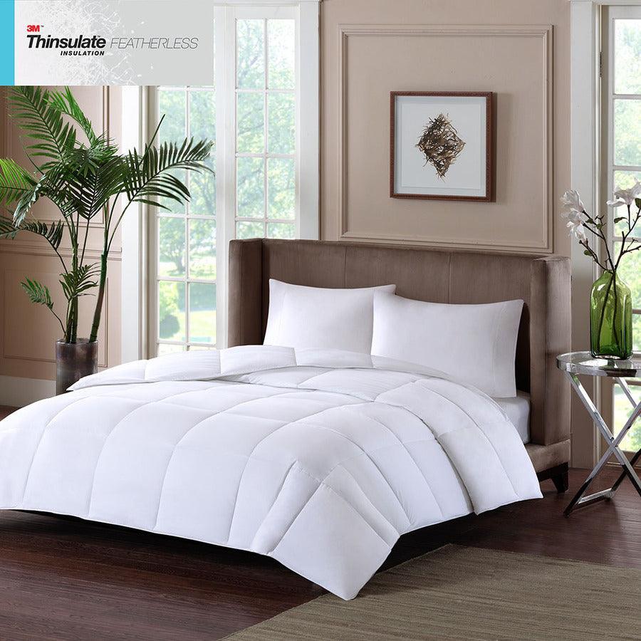 Olliix.com Comforters & Blankets - Year Modern Cotton Sateen Down Alternative 3M Thinsulate Comforter Full/Queen