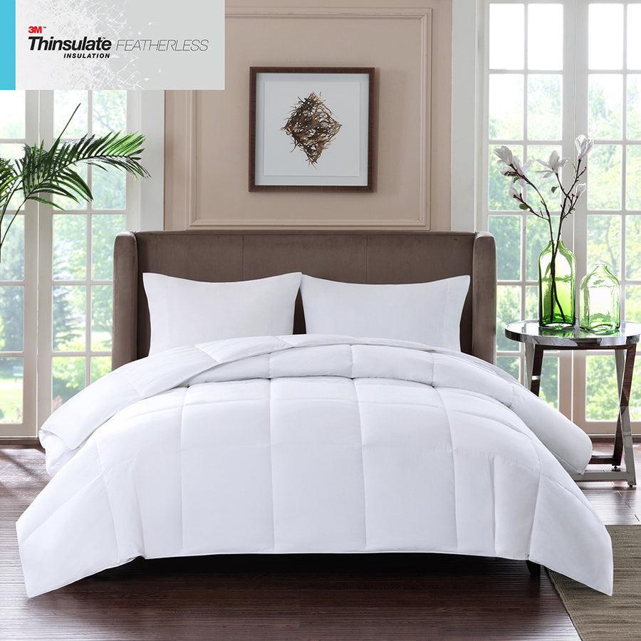 Olliix.com Comforters & Blankets - Year Modern Cotton Sateen Down Alternative 3M Thinsulate Comforter Full/Queen