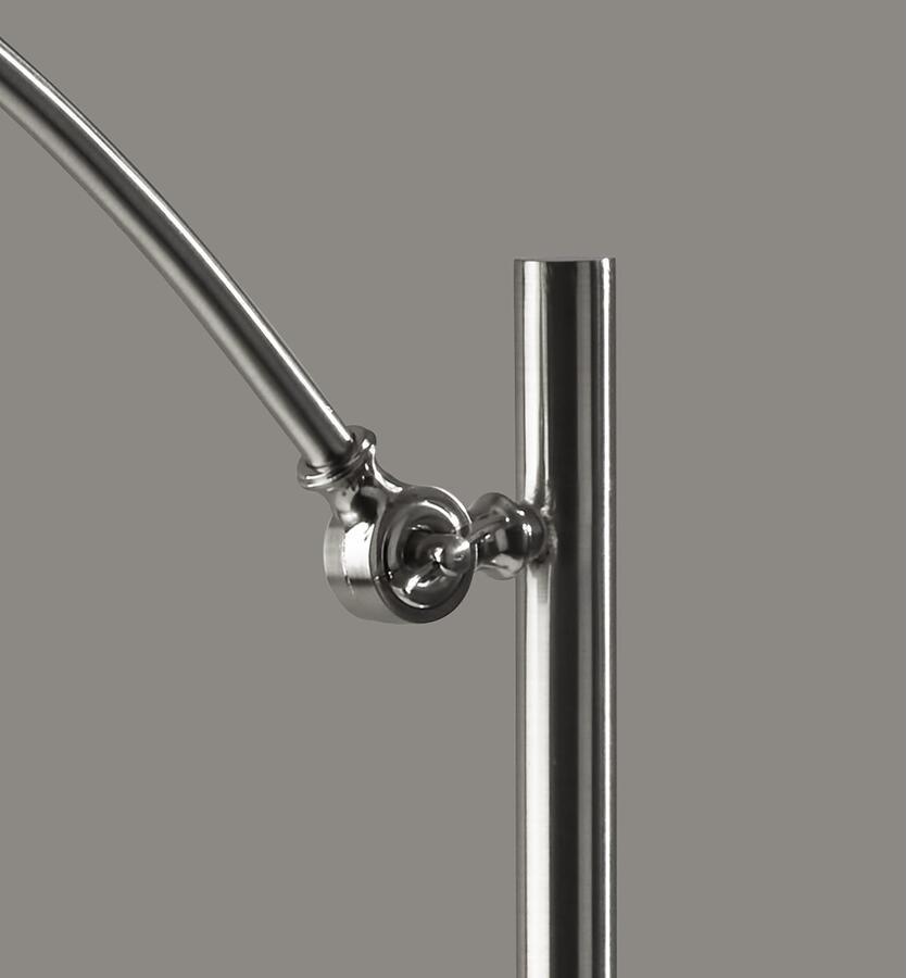 Adesso Floor Lamps - York Floor Lamp- Steel