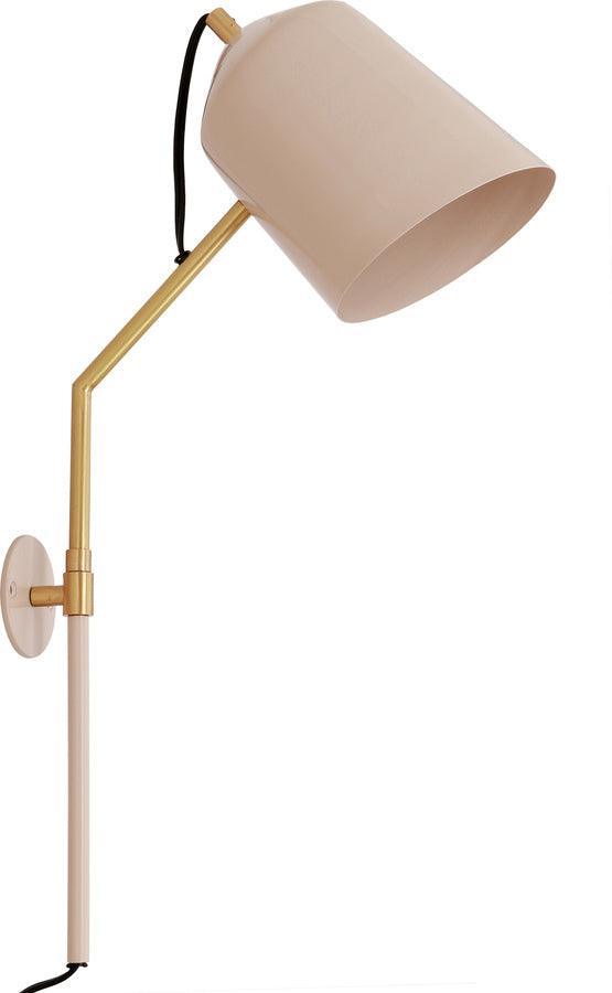 Tov Furniture Wall Sconces - Zaphire Wall Sconce Blush & Matte Brass