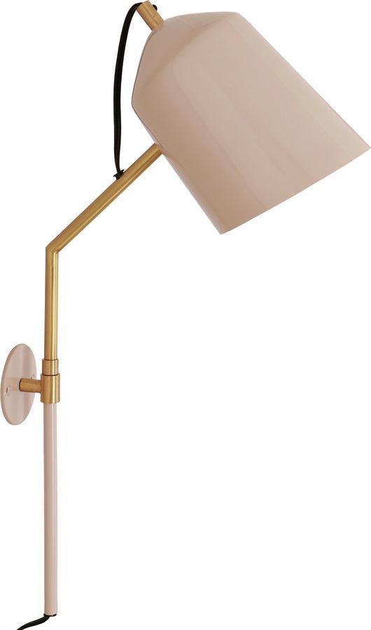 Tov Furniture Wall Sconces - Zaphire Wall Sconce Blush & Matte Brass