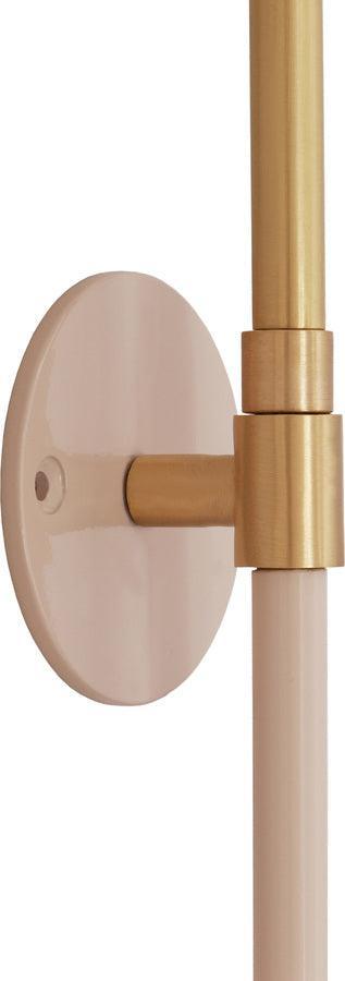 Tov Furniture Wall Sconces - Zaphire Wall Sconce Blush & Matte Brass