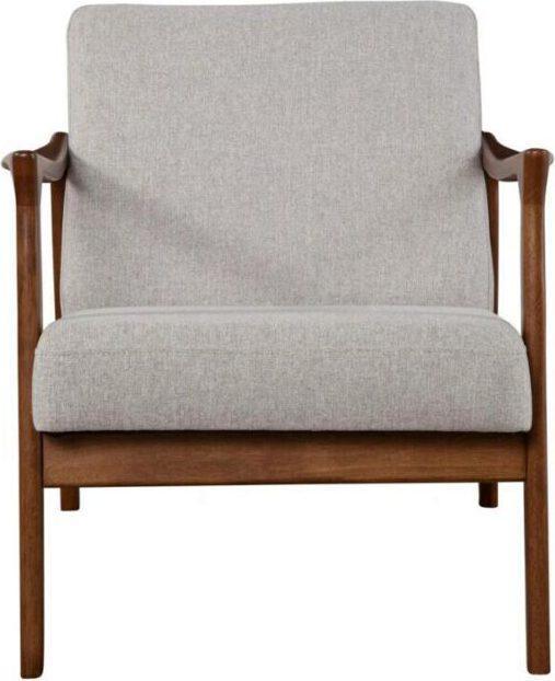 Alpine Furniture Accent Chairs - Zephyr Lounge Chair Brown & Light Gray