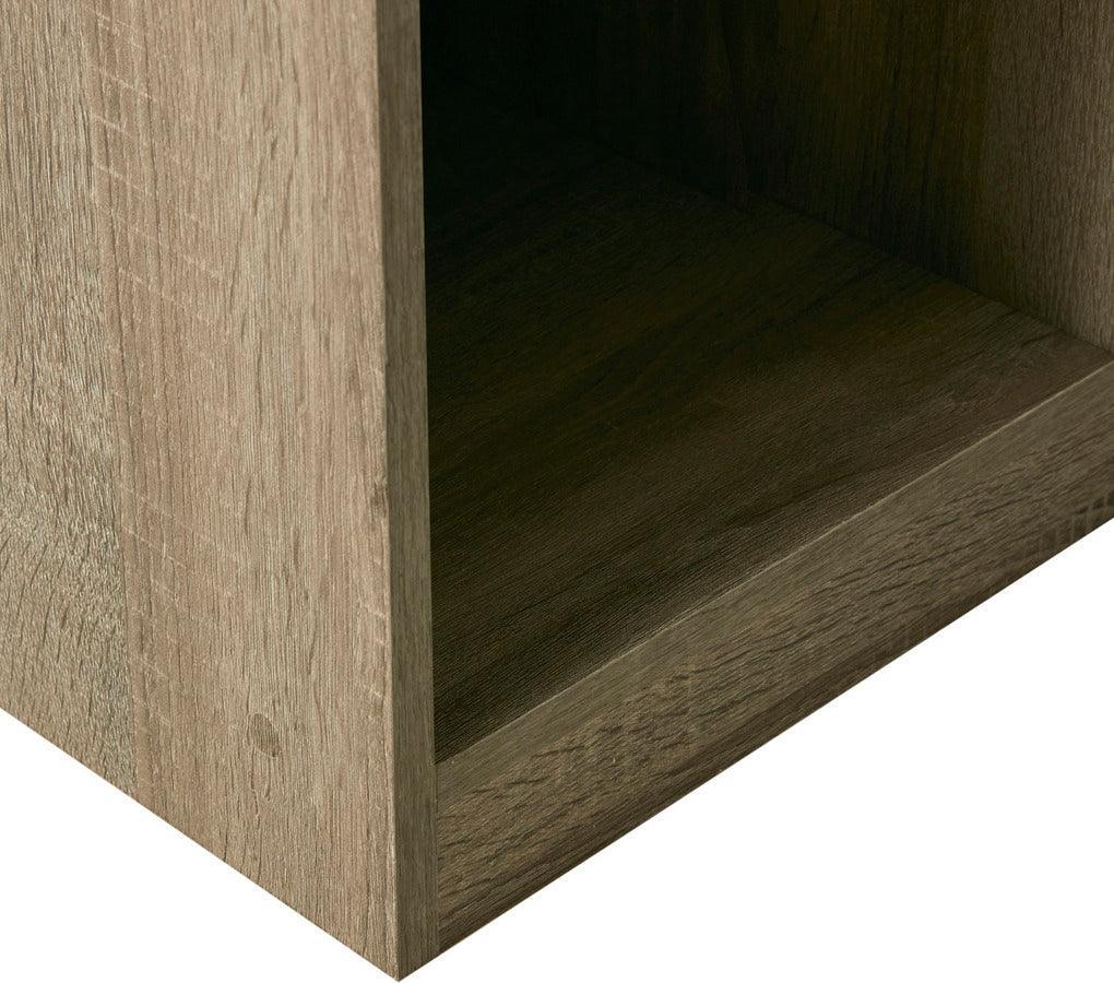 Olliix.com Benches - Zeus Cube Organizer Storage Bench With Cushion Gray