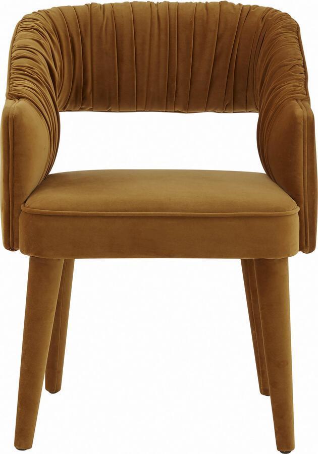 Tov Furniture Dining Chairs - Zora Turmeric Velvet Dining Chair