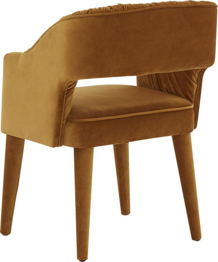 Tov Furniture Dining Chairs - Zora Turmeric Velvet Dining Chair
