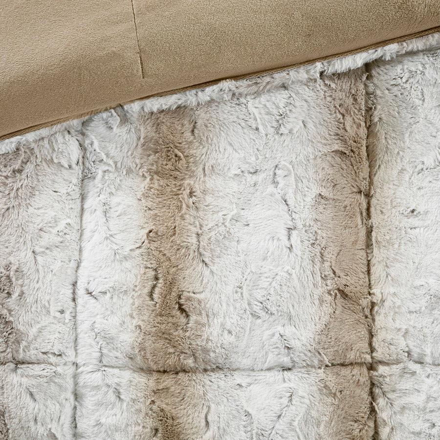 Olliix.com Comforters & Blankets - Zuri Full/Queen Comforter (Set) Sand