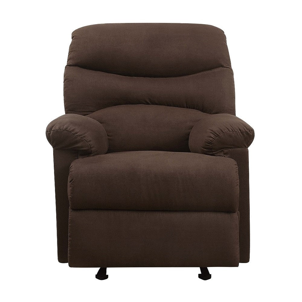 ACME Furniture TV & Media Units - Arcadia Motion Glider Recliner, Chocolate Microfiber