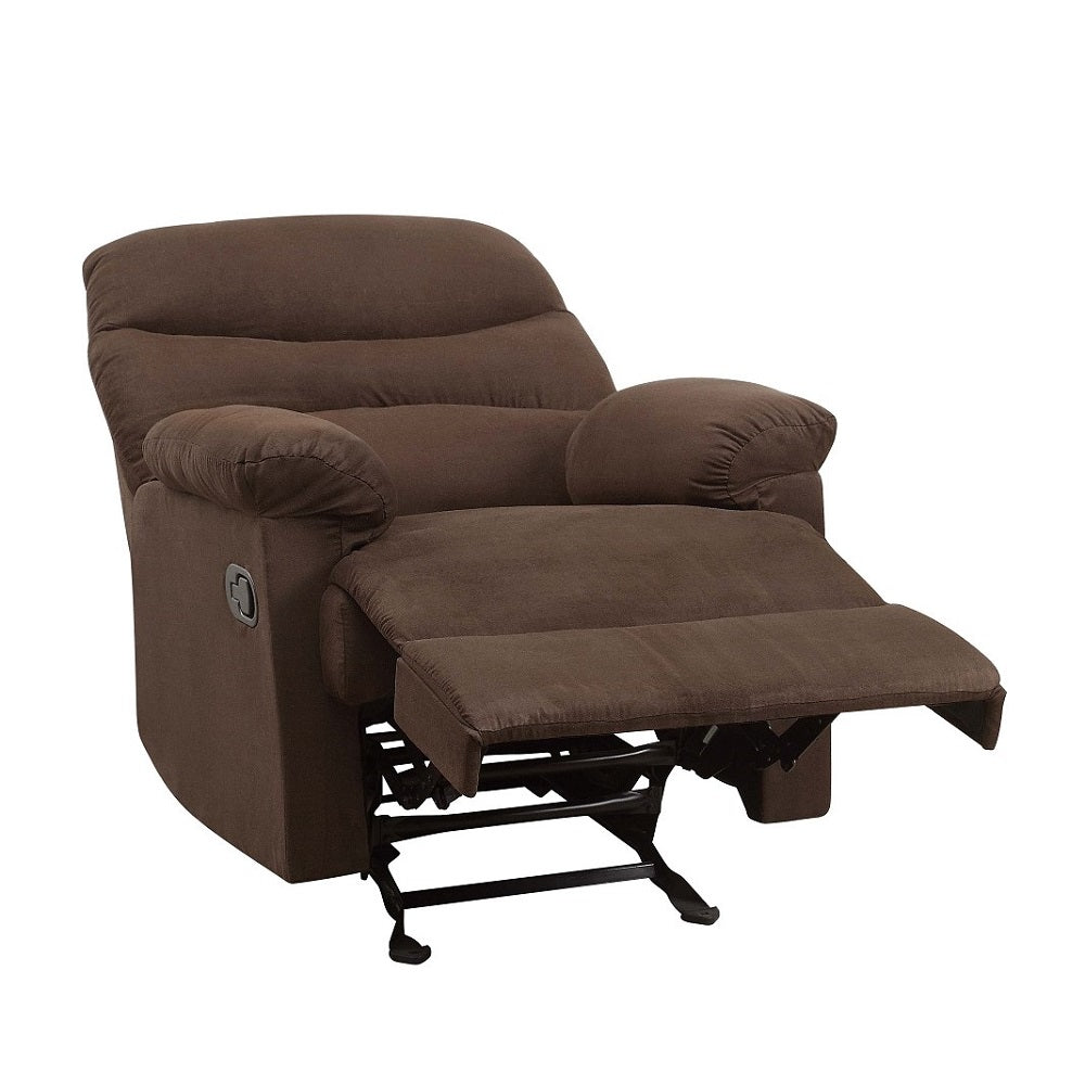 ACME Furniture TV & Media Units - Arcadia Motion Glider Recliner, Chocolate Microfiber
