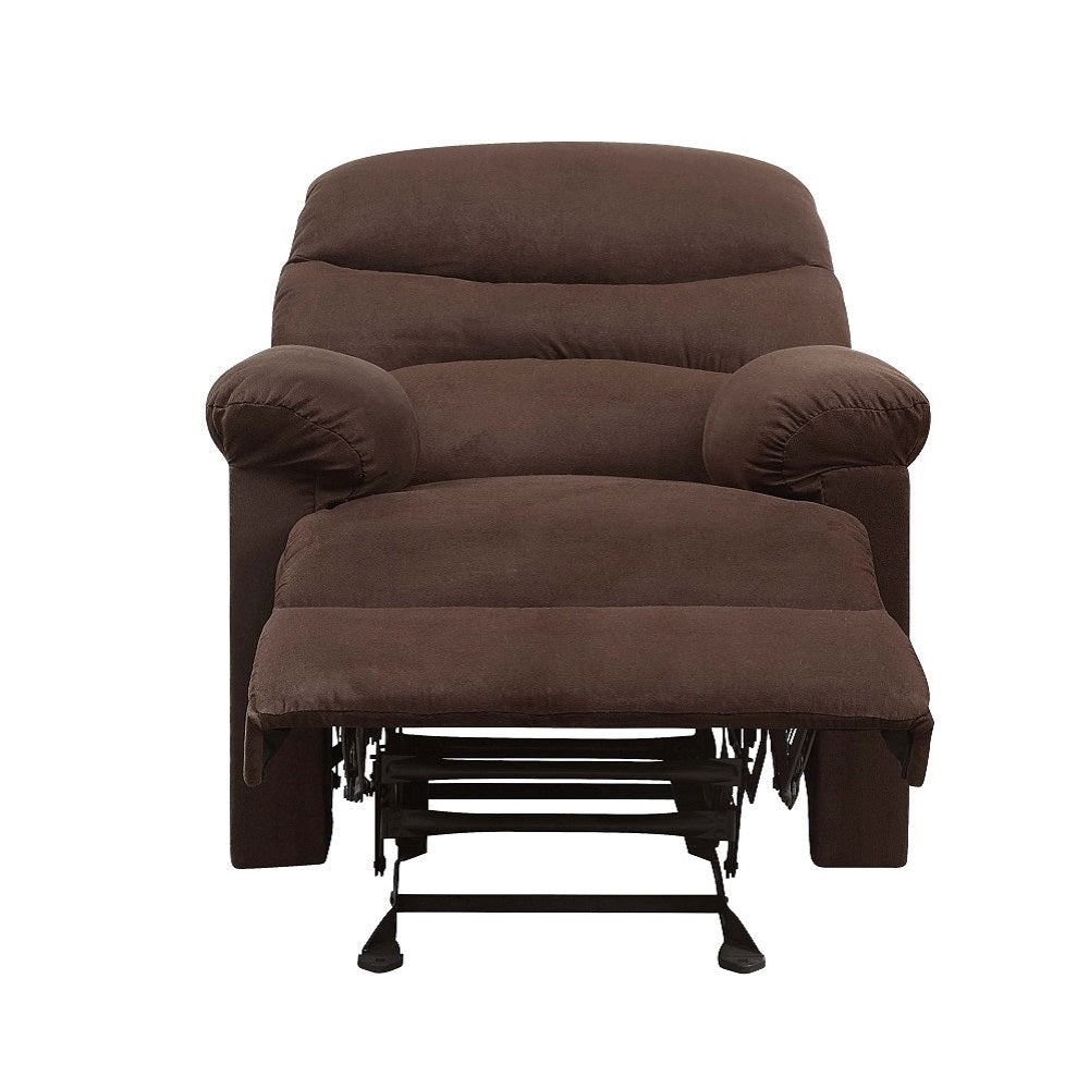 ACME Furniture TV & Media Units - Arcadia Motion Glider Recliner, Chocolate Microfiber