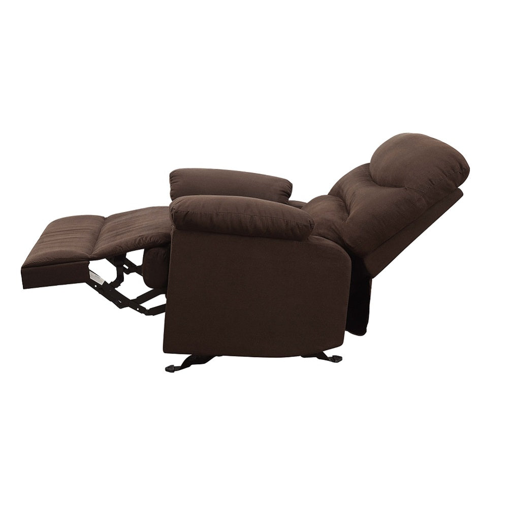 ACME Furniture TV & Media Units - Arcadia Motion Glider Recliner, Chocolate Microfiber