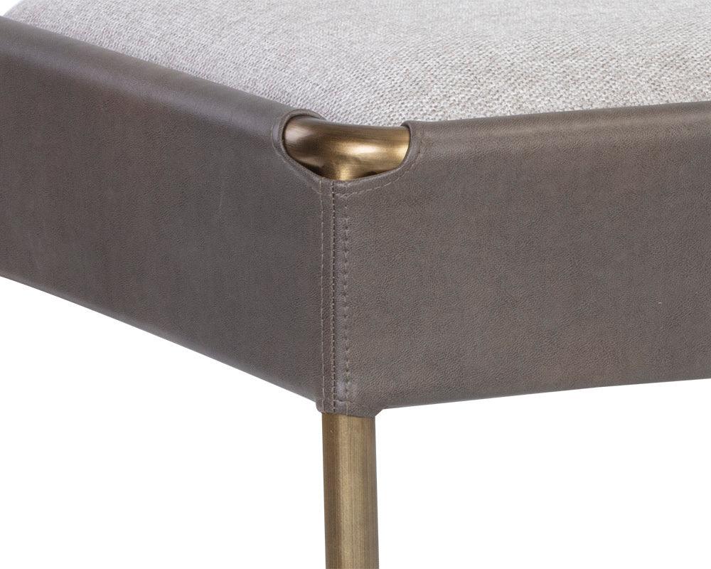 SUNPAN Benches - Bellevue Bench - Belfast Heather Grey / Bravo Ash