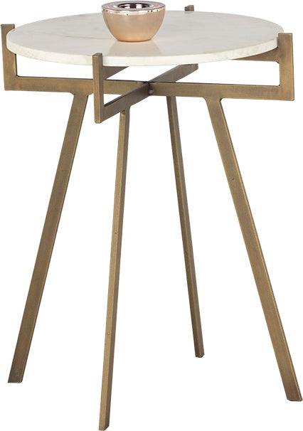 SUNPAN Side & End Tables - Anak Side Table - White