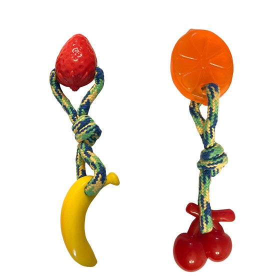 Olliix.com Dog Toys - Fruit Toy 2PK Orange/Banana
