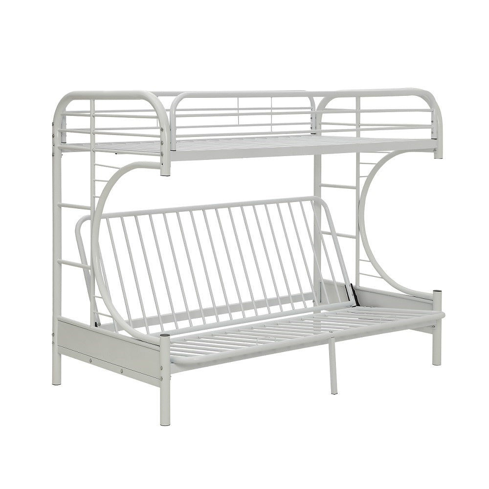 ACME Furniture Beds - Eclipse Twin XL/Queen/Futon Bunk Bed, White