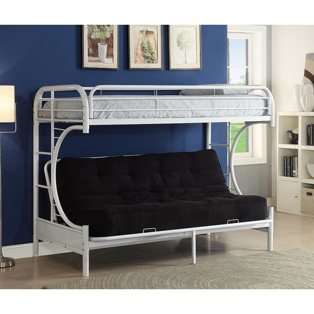 ACME Furniture Beds - Eclipse Twin XL/Queen/Futon Bunk Bed, White