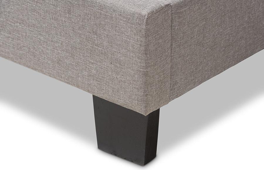 Wholesale Interiors Beds - Hampton Queen Bed Light Gray
