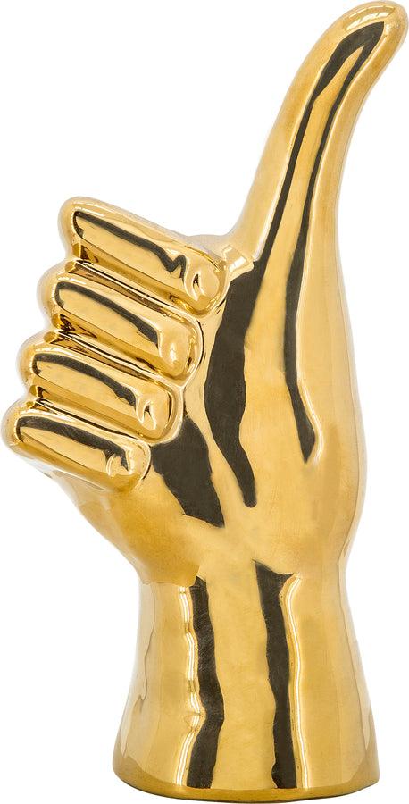Sagebrook Home Decorative Objects - 6"H Thumbs Up Table Deco Gold