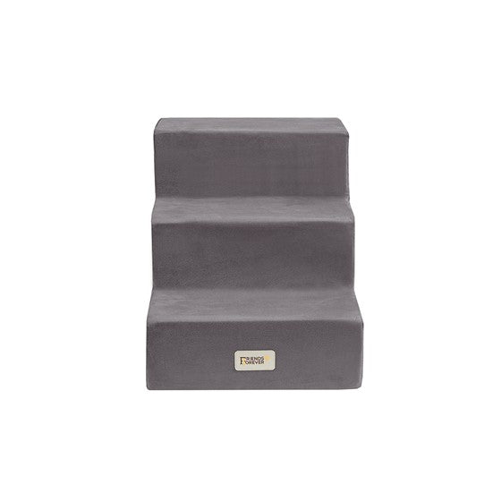 Olliix.com Dog Beds - Stair - 3 steps Grey