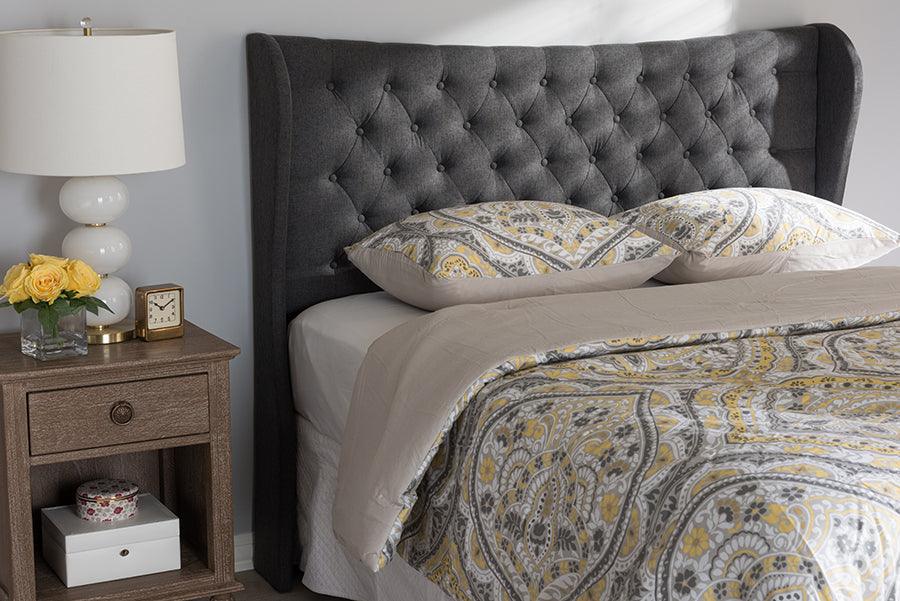 Wholesale Interiors Headboards - Cadence Queen Headboard Dark Gray