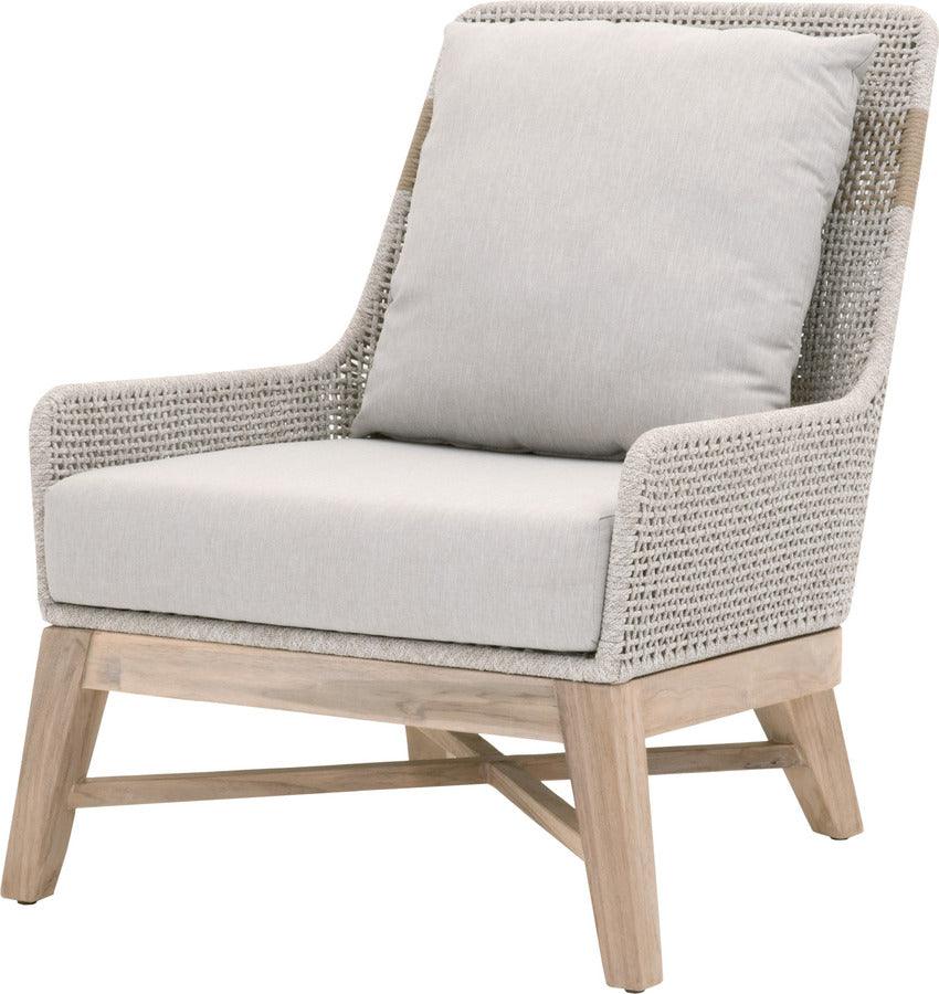 Essentials For Living Outdoor Chairs - Tapestry Outdoor Club Chair Gray Teak