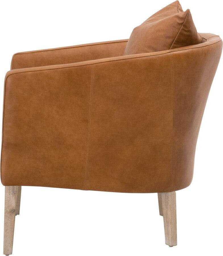 Essentials For Living Accent Chairs - Gordon Club Chair 36 " H Natural Gray Oak