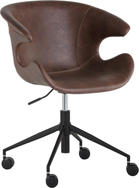 SUNPAN Task Chairs - Kash Office Chair Hearthstone Brown