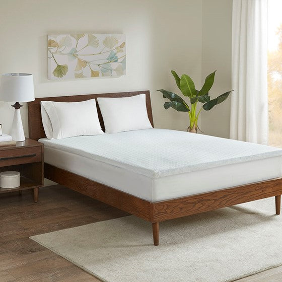 Olliix.com Mattress Protectors - Mattress Topper White King