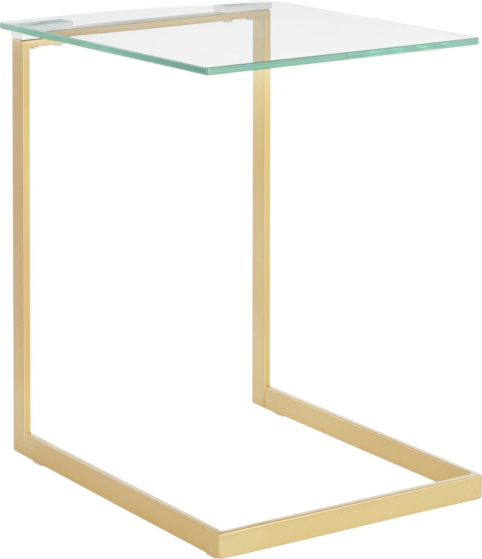 Lumisource Side & End Tables - Zenn End Table Gold