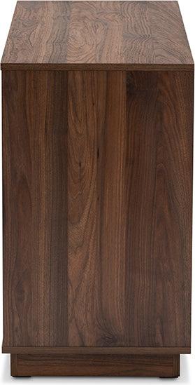 Wholesale Interiors Dressers - Mette Mid-Century Modern Two-Tone White and Walnut Finished 6-Drawer Wood Dresser