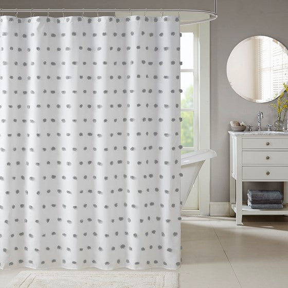 Olliix.com Shower Curtains - Shower Curtain Grey