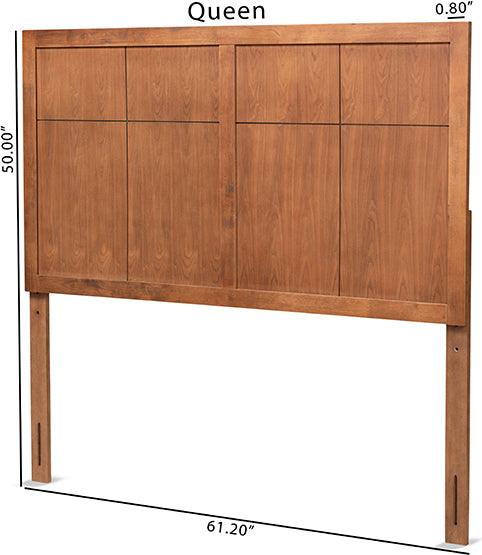 Wholesale Interiors Headboards - Monroe Full Headboard Ash Walnut
