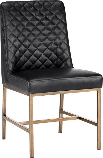 SUNPAN Dining Chairs - Leighland Dining Chair - Coal Black (Set of 2)
