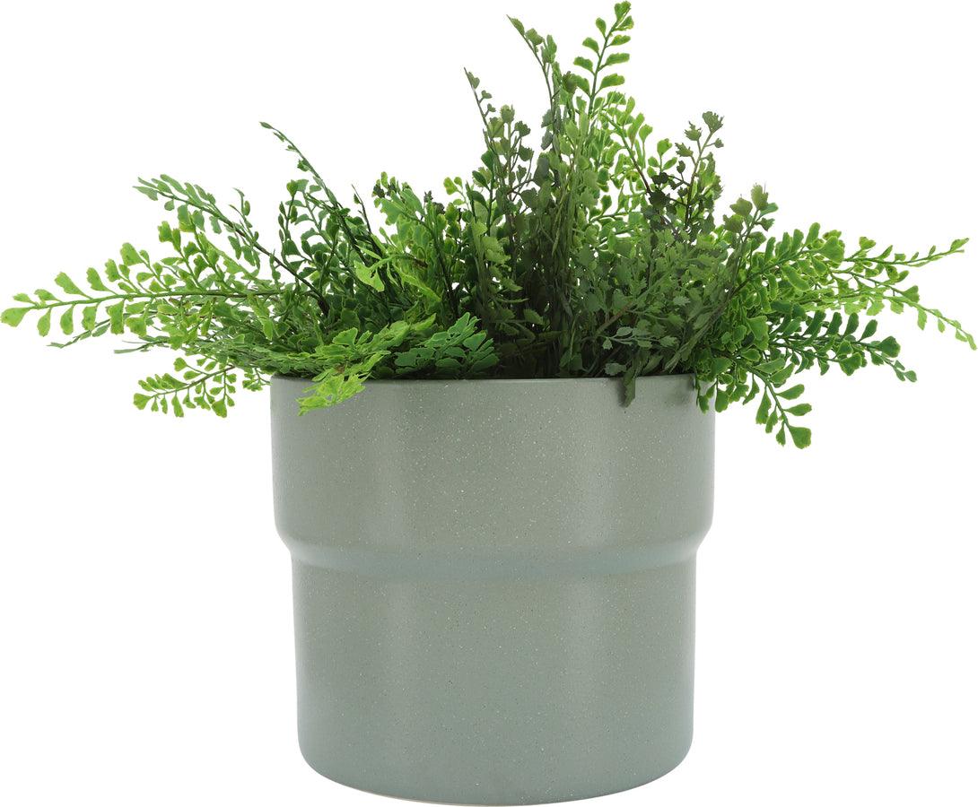 Sagebrook Home Planters - Ceremic S/3 7/9/10"d Mushroom Planters Greeen