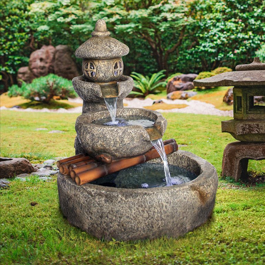 Design Toscano Fountains - Tranquil Springs Pagoda Fountain
