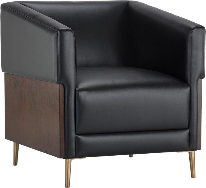 SUNPAN Accent Chairs - Shylo Lounge Chair Castillo Black