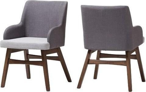 Wholesale Interiors Dining Chairs - Monte Dining Chair Gray (Set of 2)
