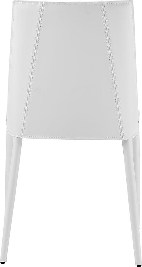 Euro Style Dining Chairs - Kalle Side Chair in White