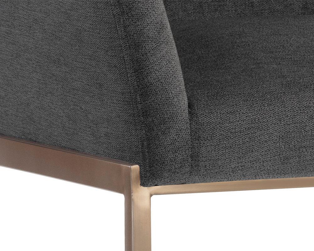 SUNPAN Barstools - Gesa Counter Stool - Polo Club Kohl Grey