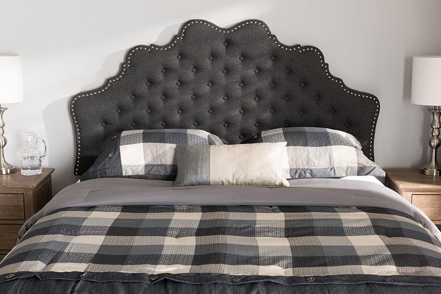 Wholesale Interiors Headboards - Hilda Queen Headboard Dark Gray