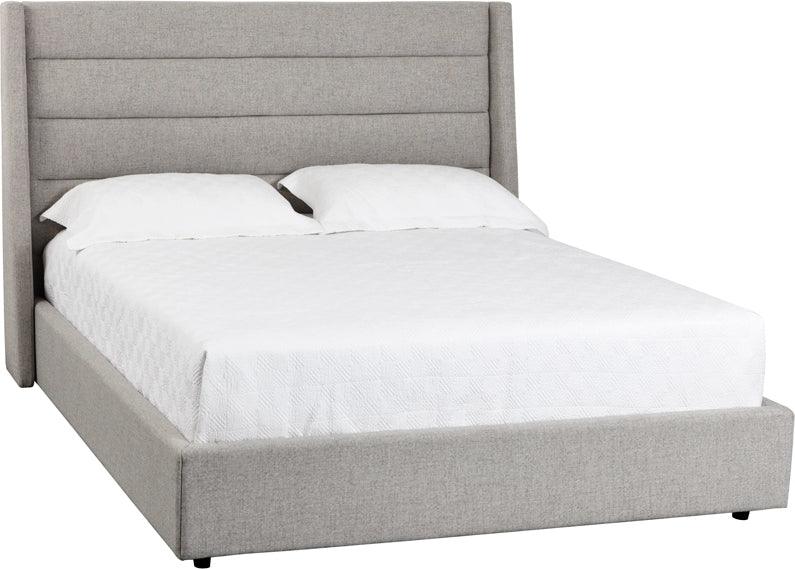 SUNPAN Beds - Emmit Bed - Queen - Marble Gray