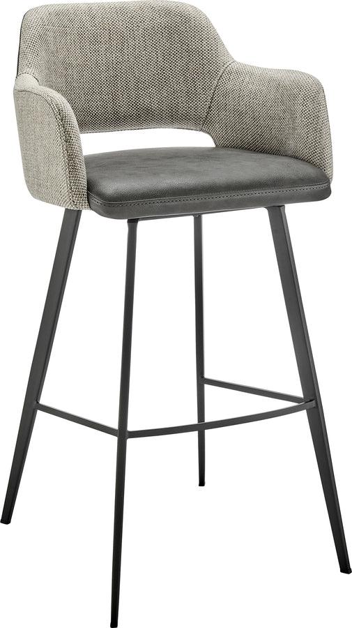 Euro Style Barstools - Desi Swivel Bar Stool Gray