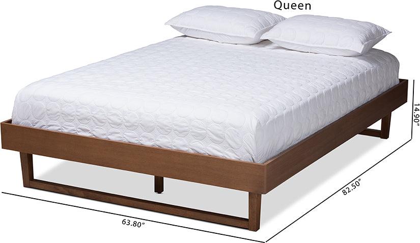 Wholesale Interiors Beds - Liliya Full Bed Ash Walnut