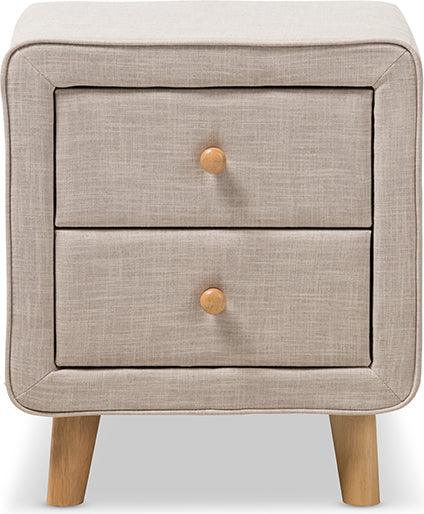 Wholesale Interiors Nightstands & Side Tables - Jonesy Nightstand Beige