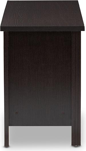 Wholesale Interiors TV & Media Units - Marley Modern and Contemporary Wenge Brown Finished TV Stand Wenge Dark Brown